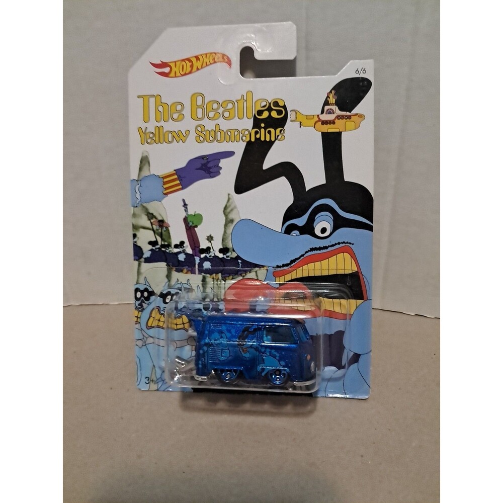 2016 Hot Wheels The Beatles Yellow Submarine-Blue Meanie 6/6 KOOL KOMBI Blue NIB